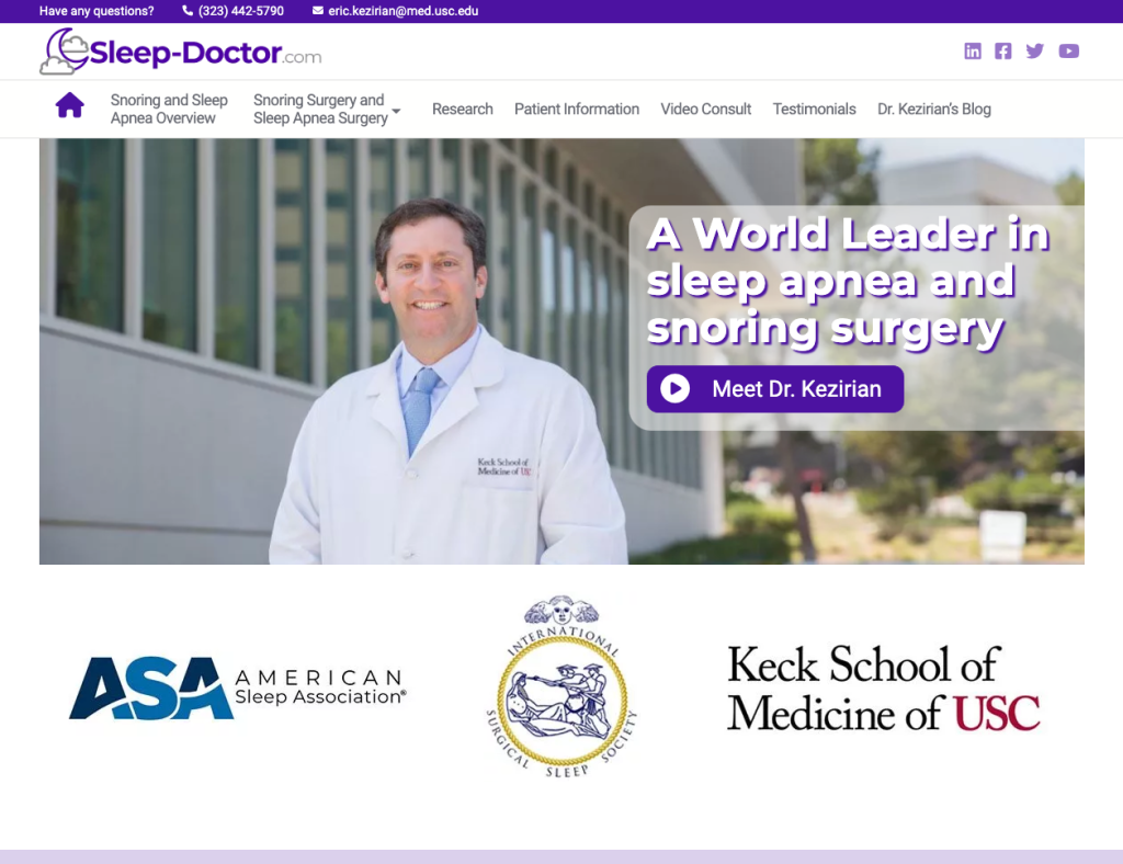 Sleep Doctor wordpress development
